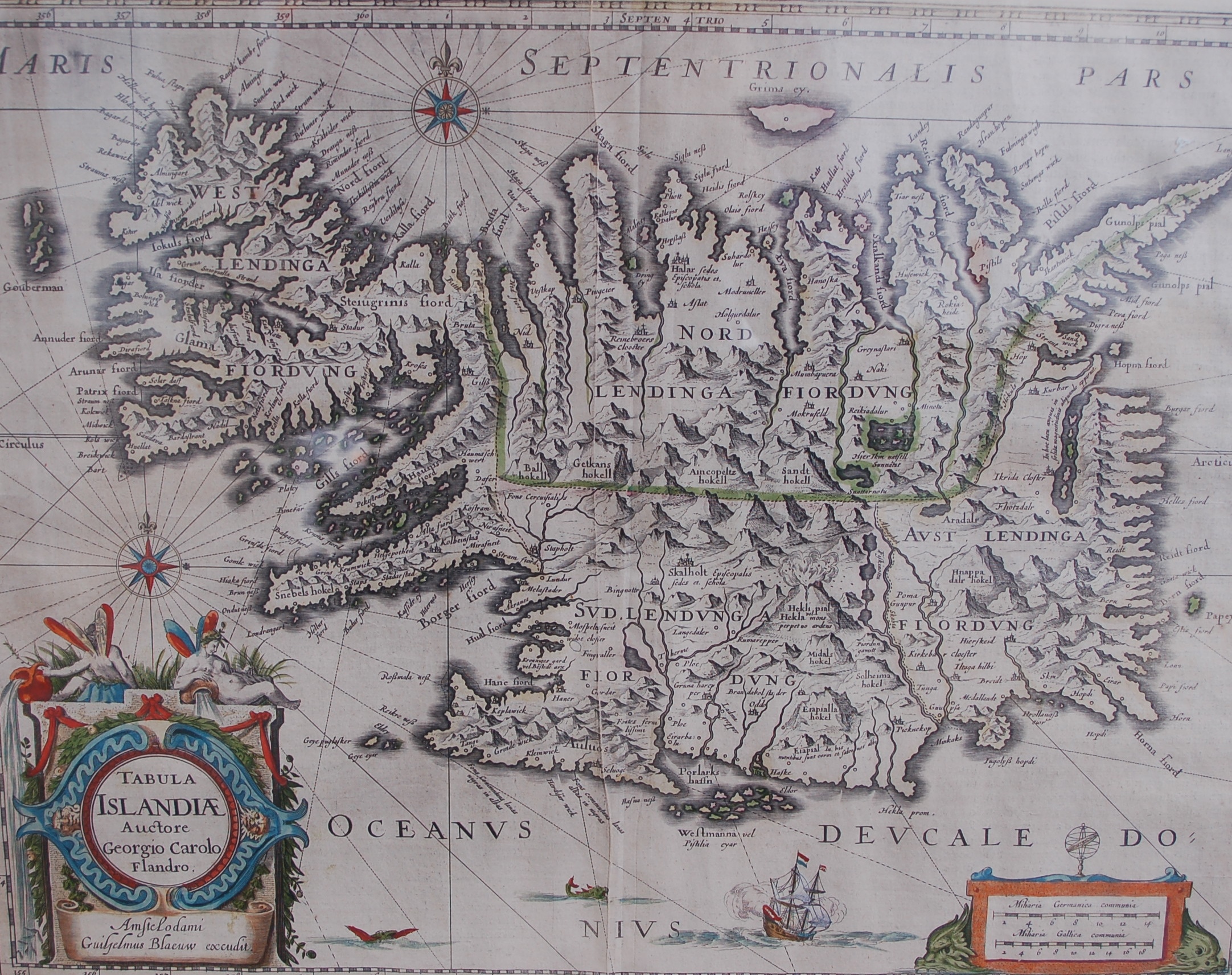 Íslandskort frá 1683